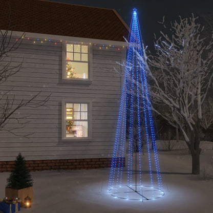 Kegelkerstboom 1134 Led's Blauw 230X800 Cm