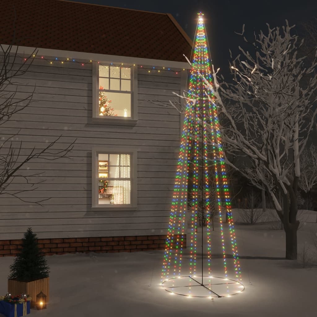 Kegelkerstboom 1134 Led's Meerkleurig 230X800 Cm