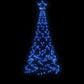 Kerstboom Met Grondpin 200 Led's Blauw 180 Cm