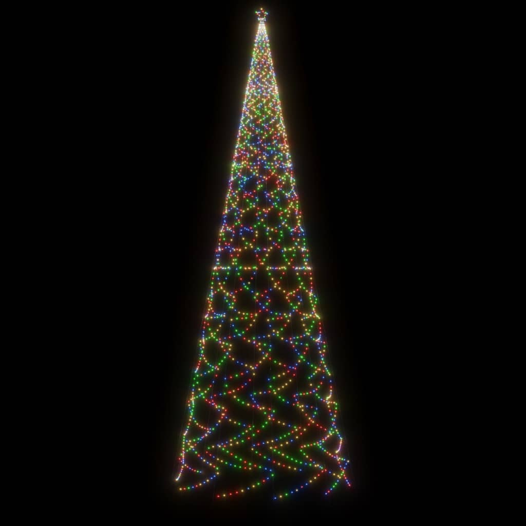 Kerstboom Met Grondpin 3000 Led's Meerkleurig 800 Cm