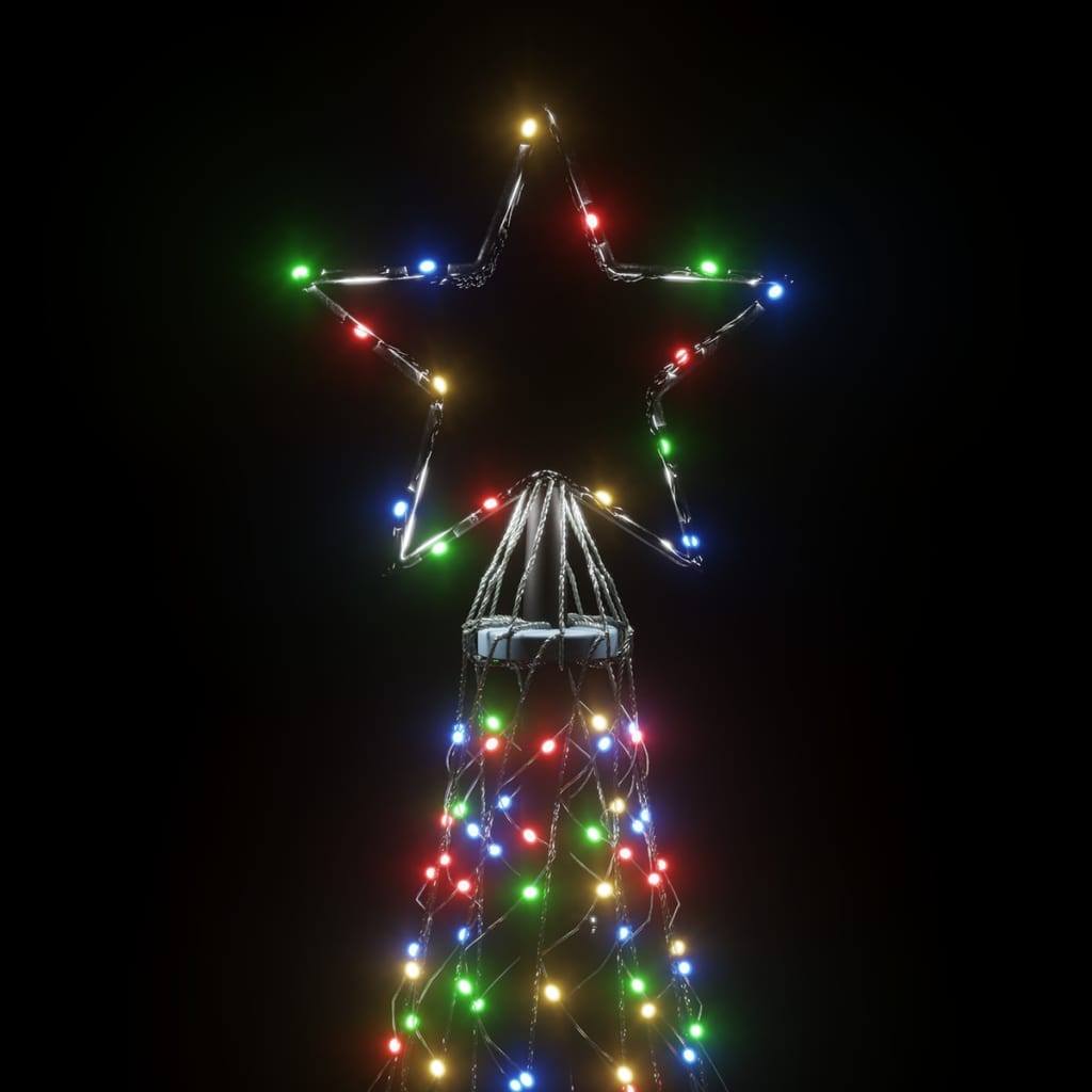 Kerstboom Met Grondpin 3000 Led's Meerkleurig 800 Cm