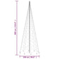 Kerstboom Met Grondpin 3000 Led's Meerkleurig 800 Cm