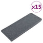 Trapmatten Zelfklevend 15 St 65X28 Cm Grijs