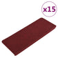Trapmatten Zelfklevend 15 St 65X28 Cm Rood