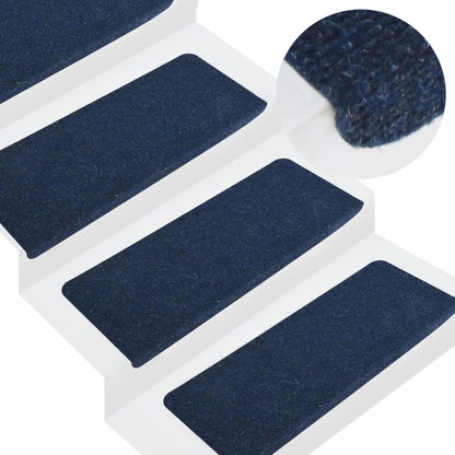 Trapmatten Zelfklevend 15 St 65X28 Cm Blauw