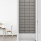 Wandpanelen 12 St 0,54 M² 30X15 Cm Stof Lichtgrijs