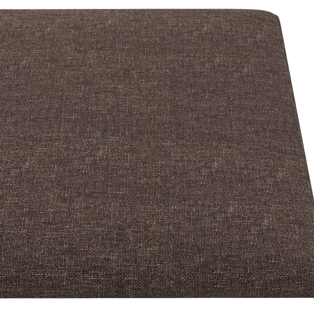 Wandpanelen 12 St 0,54 M² 30X15 Cm Stof Taupe