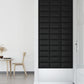 Wandpanelen 12 St 0,54 M² 30X15 Cm Kunstleer Zwart