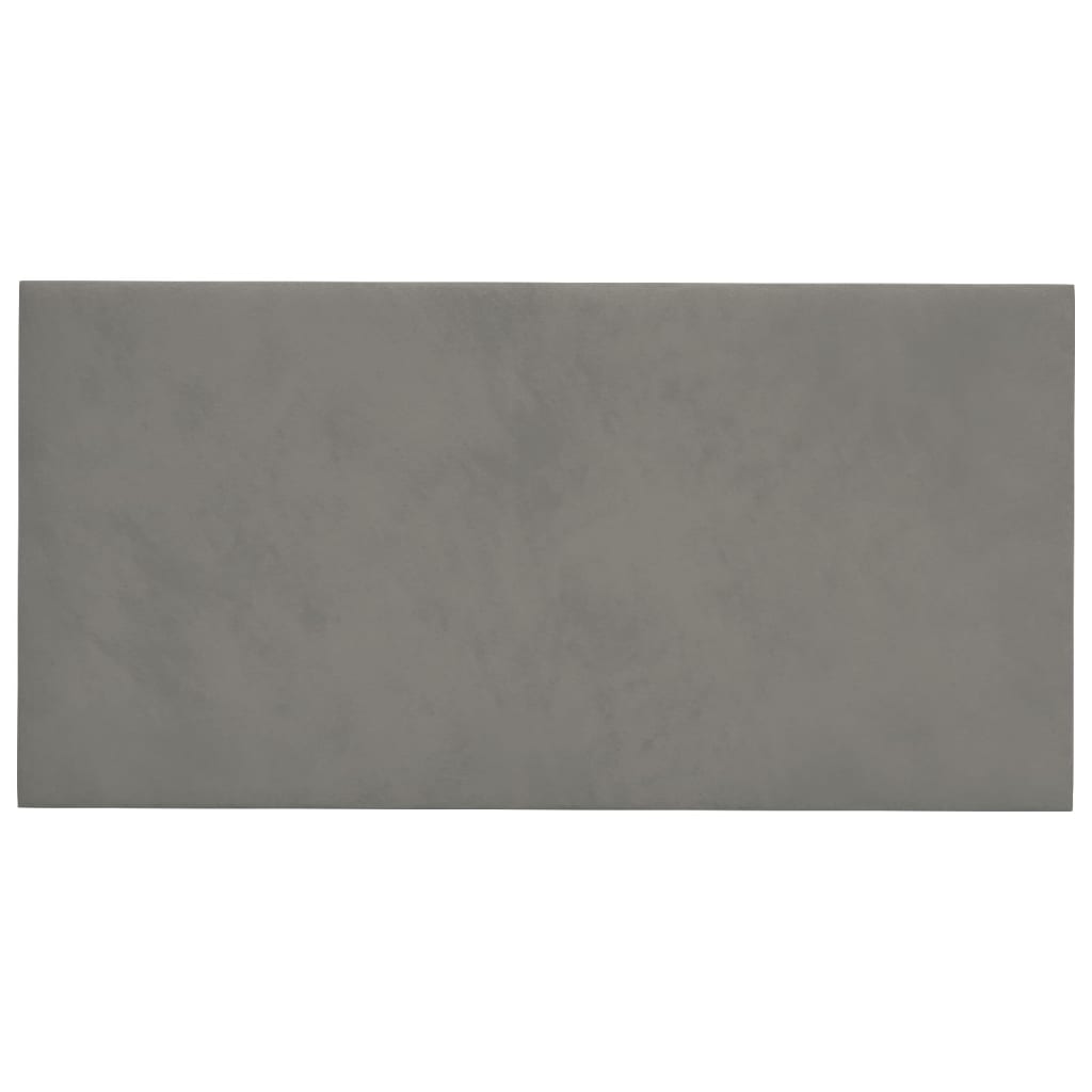 Wandpanelen 12 St 0,54 M² 30X15 Cm Fluweel Lichtgrijs