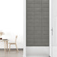 Wandpanelen 12 St 0,54 M² 30X15 Cm Fluweel Lichtgrijs