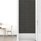 Wandpanelen 12 St 0,54 M² 30X15 Cm Fluweel Donkergrijs