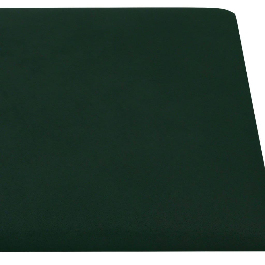 Wandpanelen 12 St 0,54 M² 30X15 Cm Fluweel Donkergroen