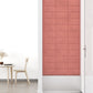 Wandpanelen 12 St 0,54 M² 30X15 Cm Fluweel Roze