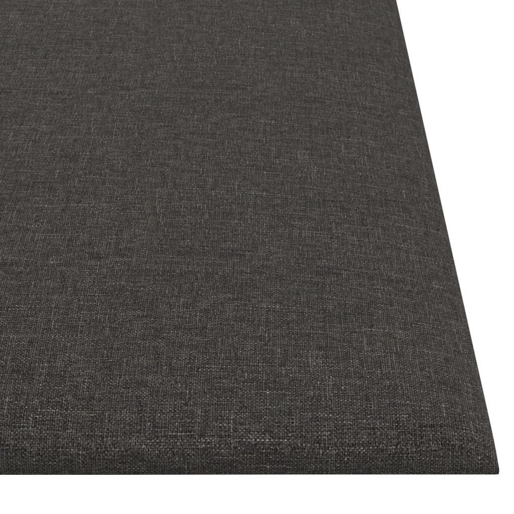 Wandpanelen 12 St 1,08 M² 30X30 Cm Stof Donkergrijs