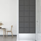 Wandpanelen 12 St 1,08 M² 30X30 Cm Kunstleer Grijs