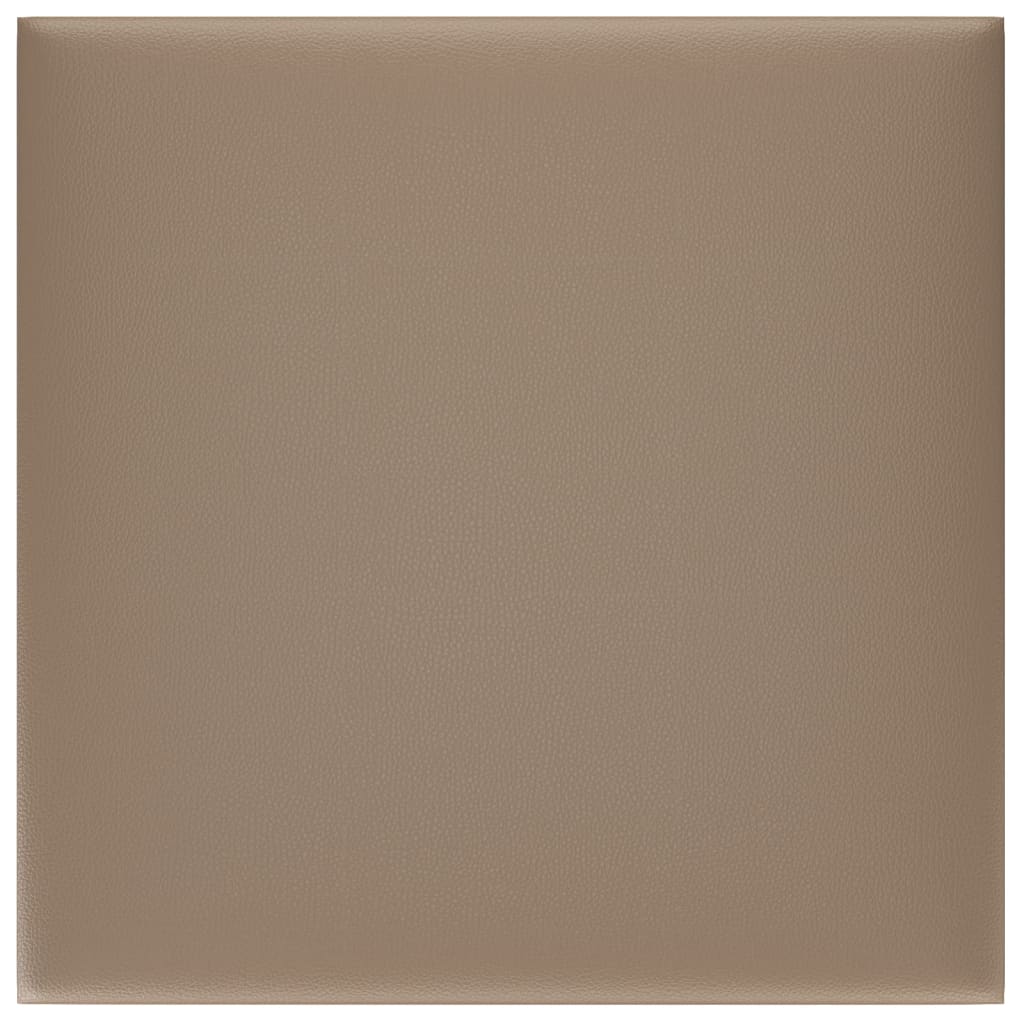 Wandpanelen 12 St 1,08 M² 30X30 Cm Kunstleer Cappuccinokleurig