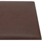 Wandpanelen 12 St 1,08 M² 30X30 Cm Kunstleer Bruin