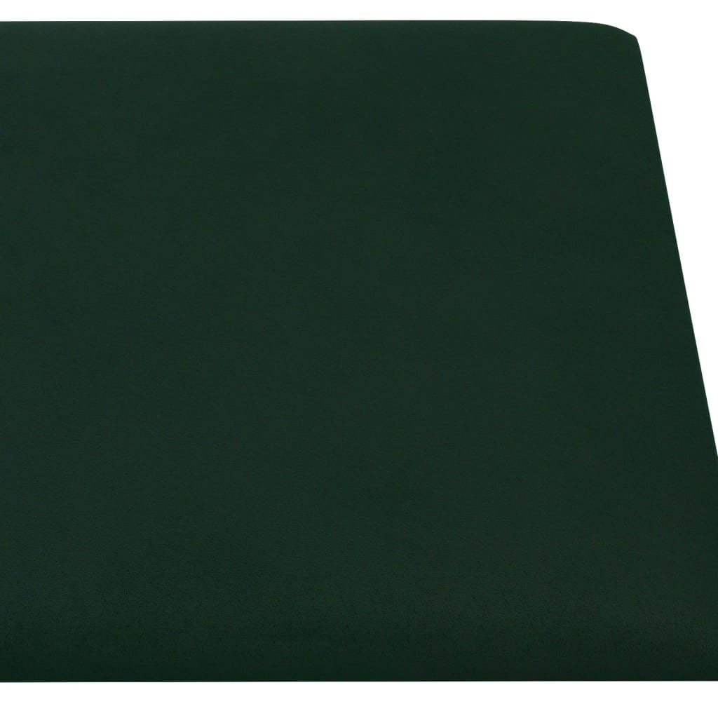 Wandpanelen 12 St 1,08 M² 30X30 Cm Fluweel Donkergroen