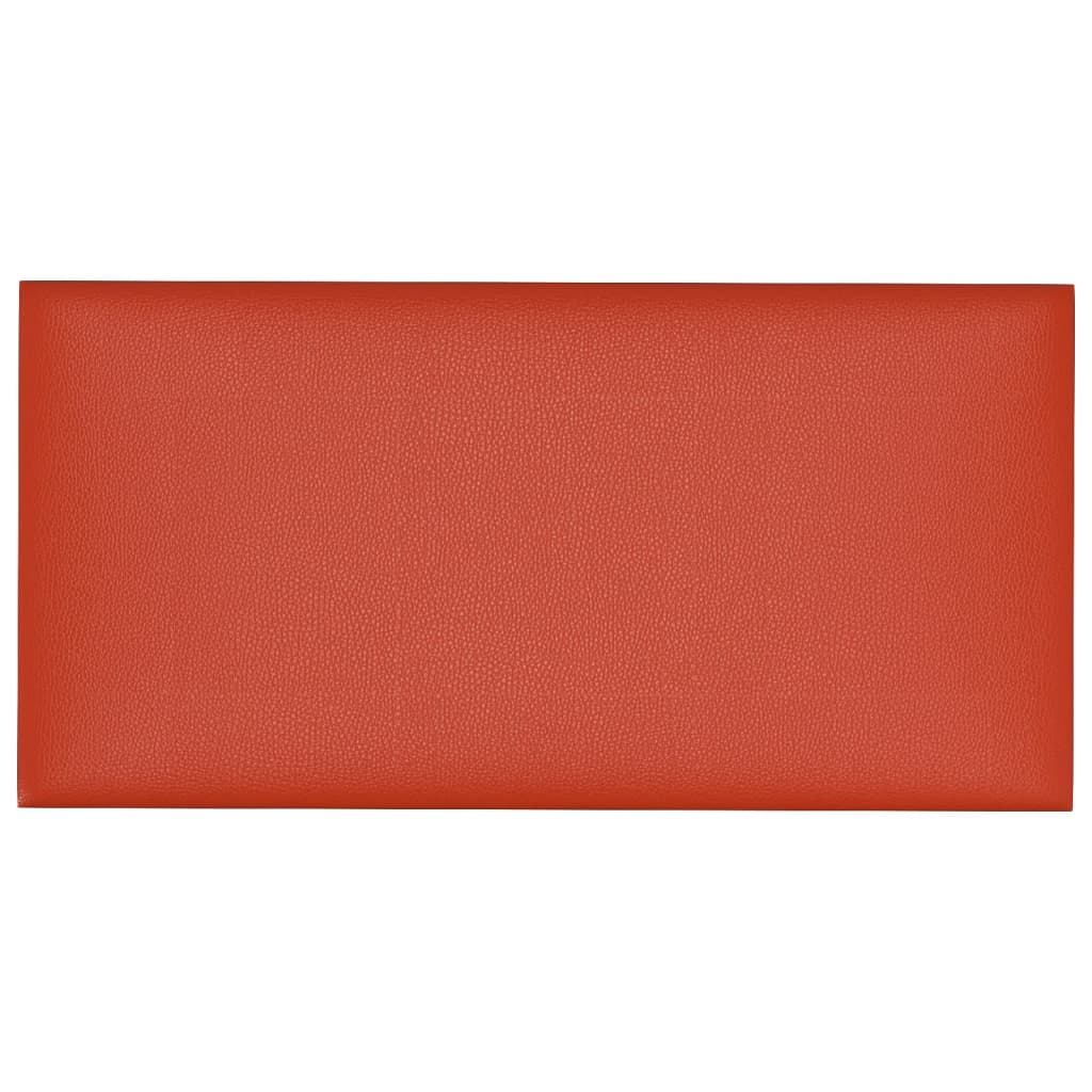 Wandpanelen 12 St 2,16 M² 60X30 Cm Kunstleer Rood