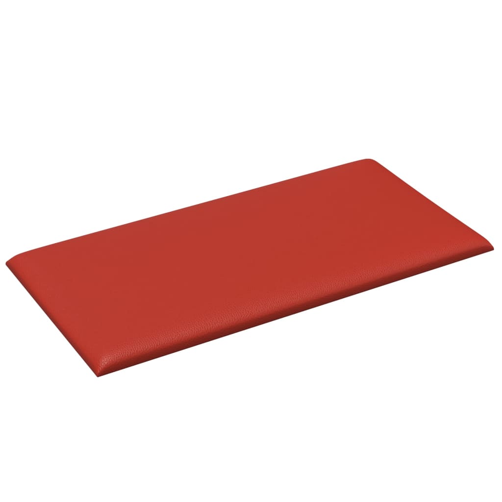 Wandpanelen 12 St 2,16 M² 60X30 Cm Kunstleer Rood