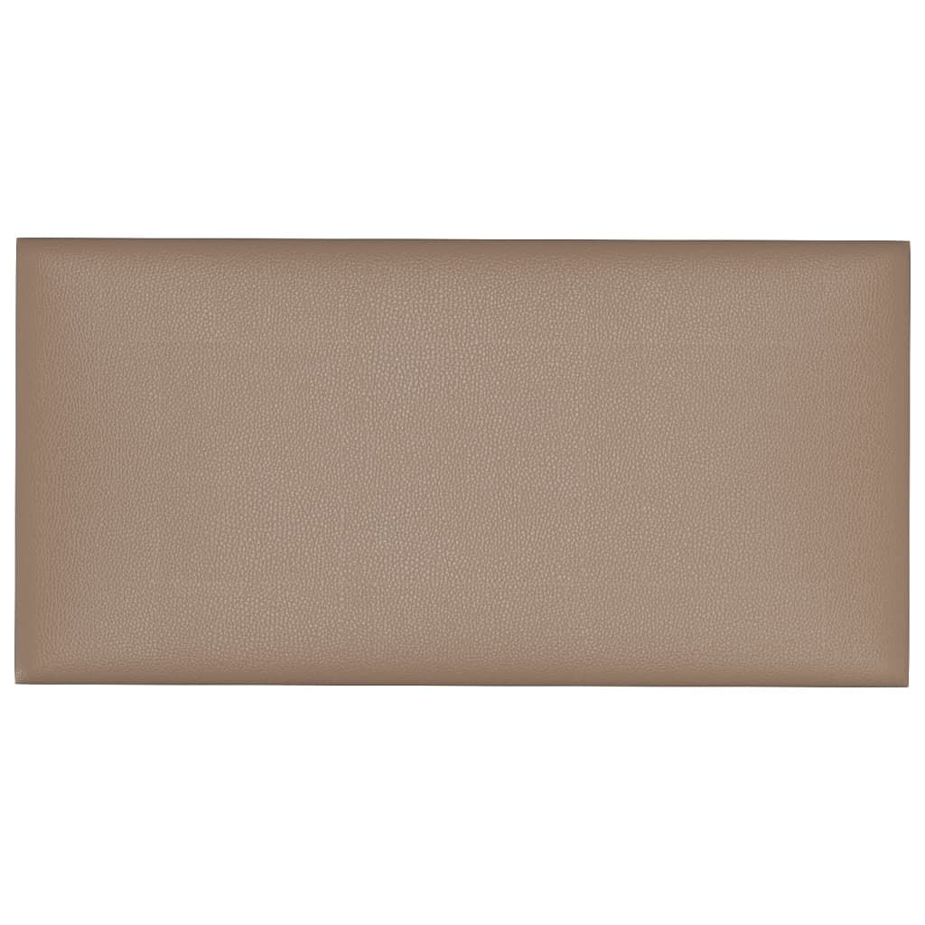 Wandpanelen 12 St 2,16 M² 60 X 30 Cm Kunstleer Cappuccinokleur