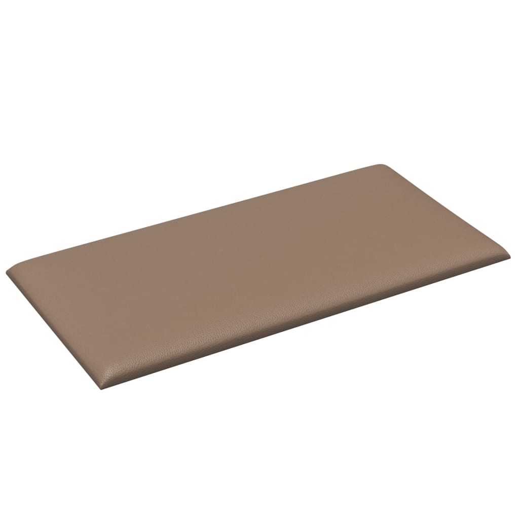 Wandpanelen 12 St 2,16 M² 60 X 30 Cm Kunstleer Cappuccinokleur
