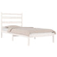 Bedframe Massief Grenenhout Wit 75X190 Cm 2Ft6 Small Single