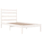 Bedframe Massief Grenenhout Wit 75X190 Cm 2Ft6 Small Single