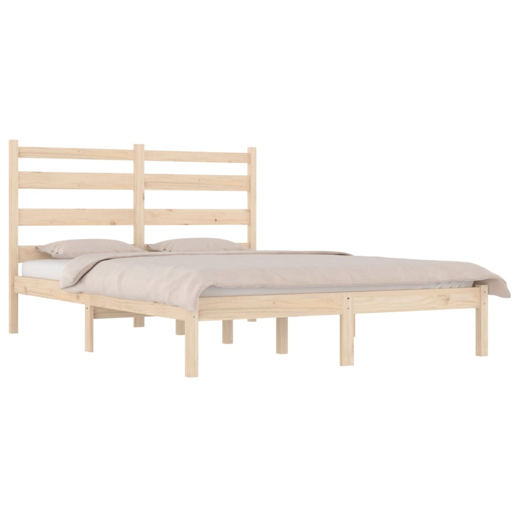 Bedframe Massief Grenenhout 120X190 Cm 4Ft Small Double