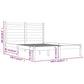 Bedframe Massief Grenenhout Honingbruin 135X190 Cm 4Ft6 Double