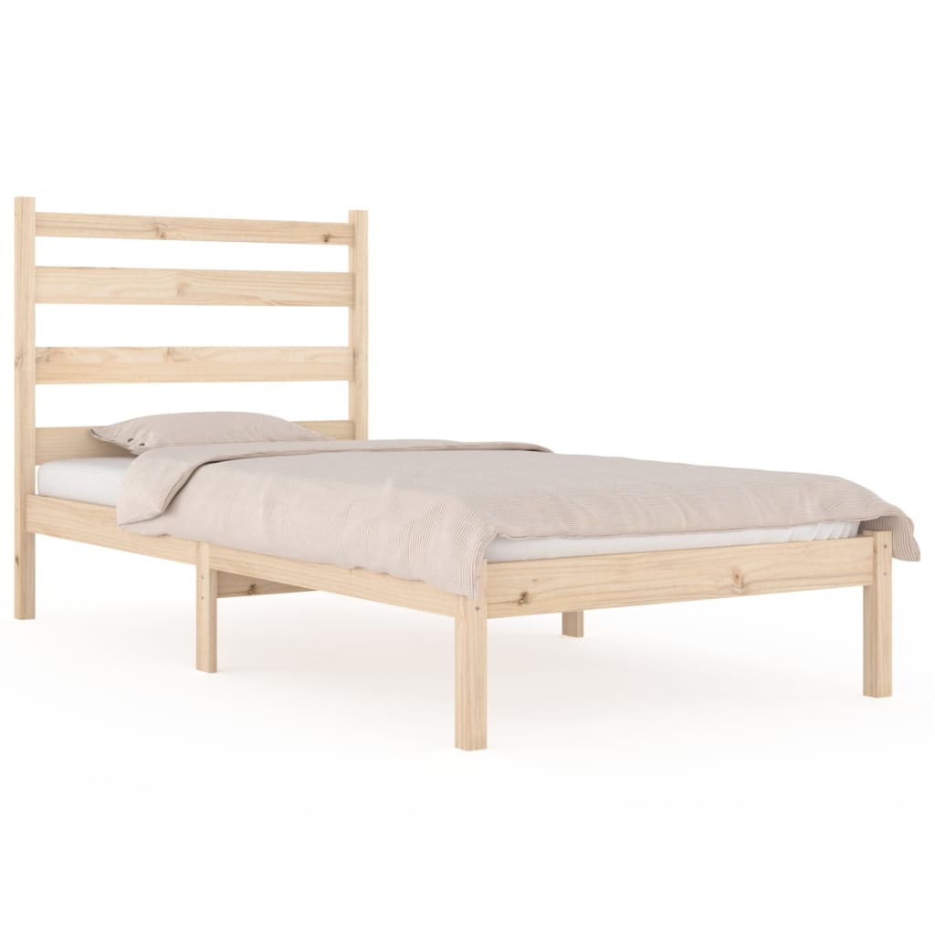 Bedframe Massief Grenenhout 100X200 Cm
