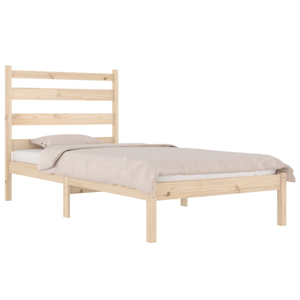 Bedframe Massief Grenenhout 100X200 Cm