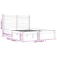 Bedframe Massief Grenenhout Wit 120X200 Cm