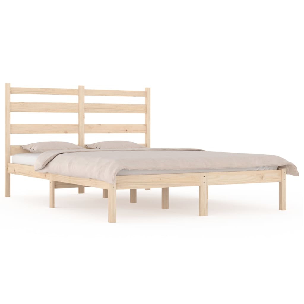 Bedframe Massief Grenenhout 150X200 Cm 5Ft King Size