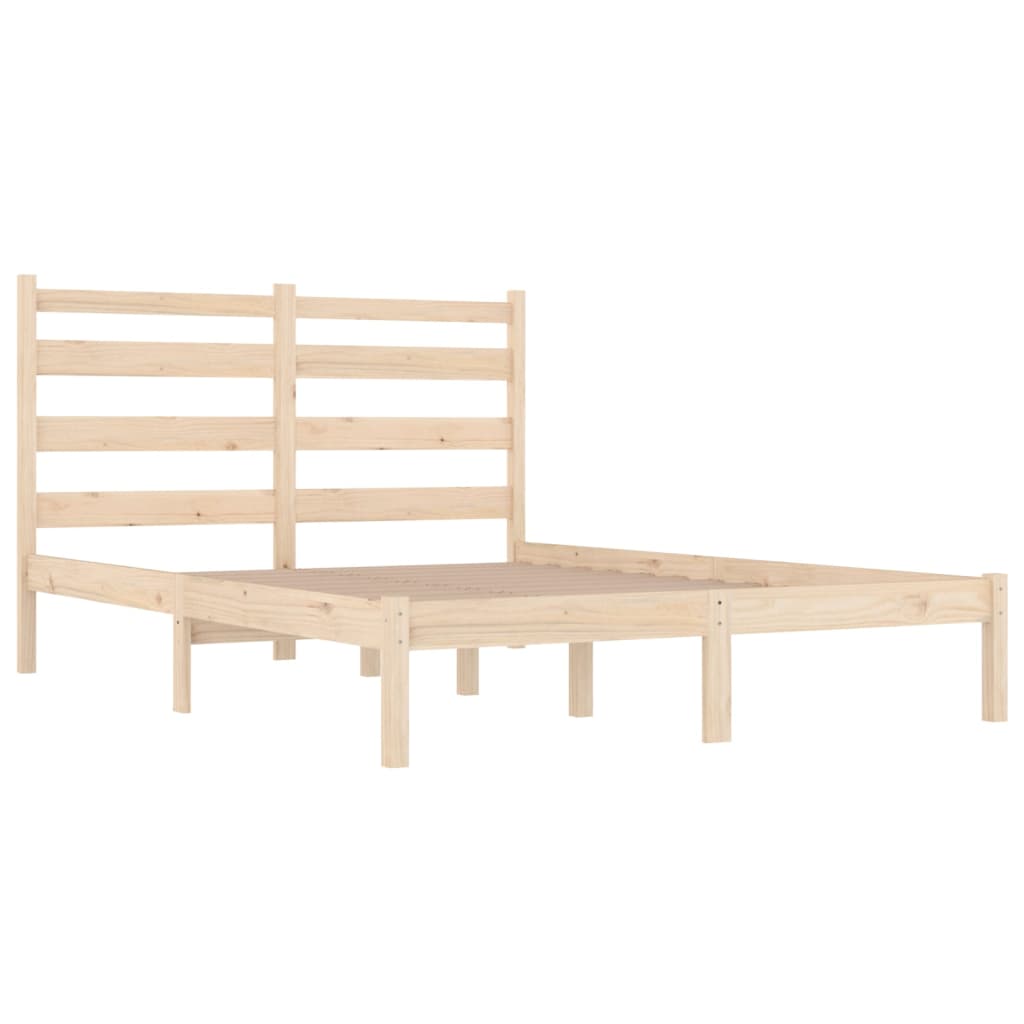 Bedframe Massief Grenenhout 150X200 Cm 5Ft King Size
