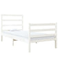 Bedframe Massief Grenenhout Wit 75X190 Cm 2Ft6 Small Single