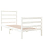 Bedframe Massief Grenenhout Wit 75X190 Cm 2Ft6 Small Single