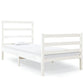 Bedframe Massief Grenenhout Wit 90X190 Cm 3Ft Single