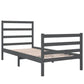Bedframe Massief Grenenhout Grijs 90X190 Cm 3Ft Single