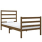 Bedframe Massief Grenenhout Honingbruin 90X190 Cm 3Ft Single