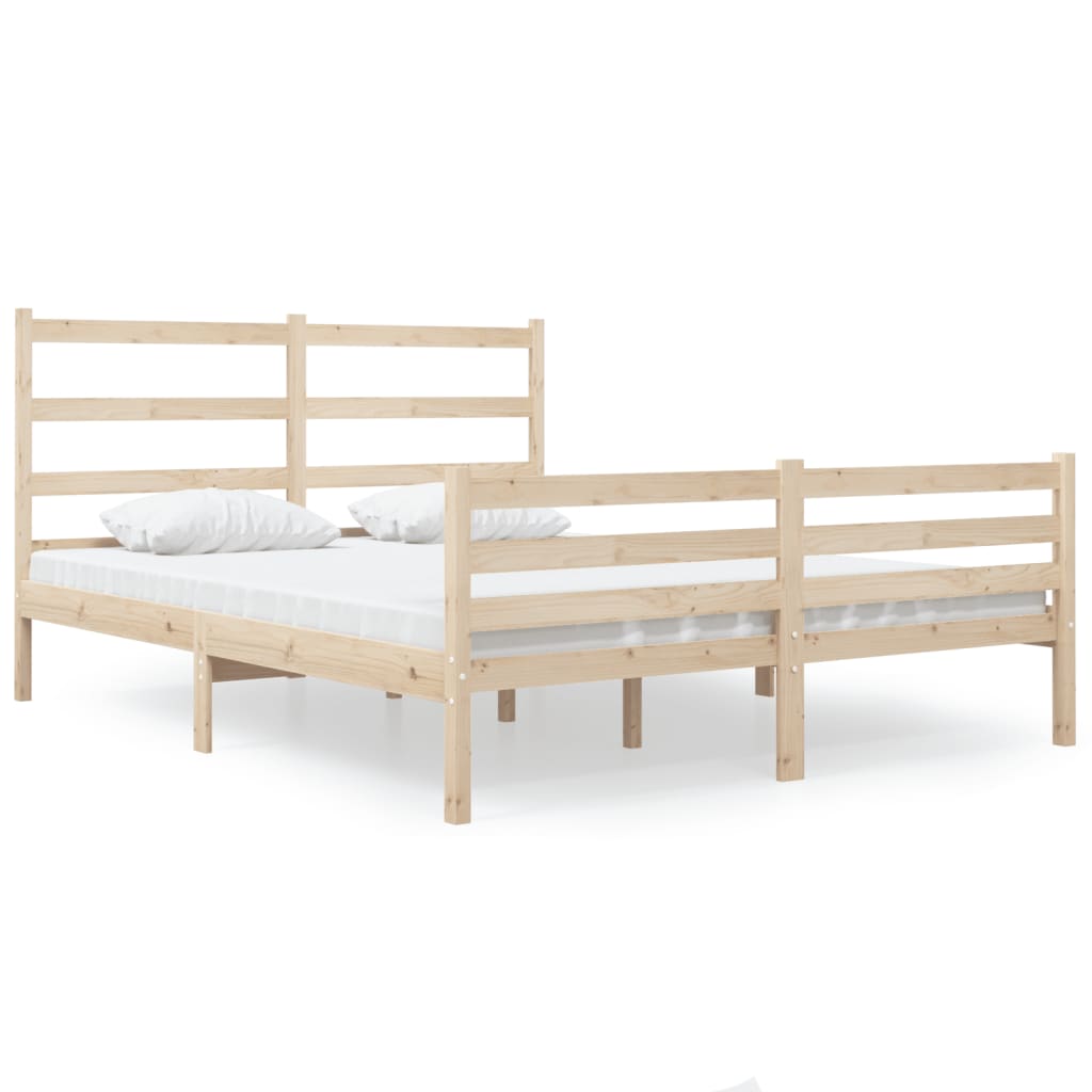 Bedframe Massief Grenenhout 120X190 Cm 4Ft Small Double