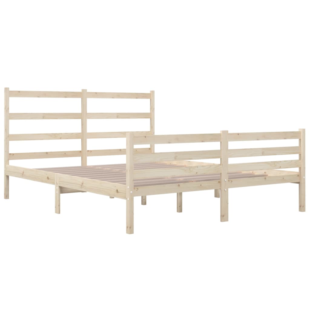 Bedframe Massief Grenenhout 120X190 Cm 4Ft Small Double