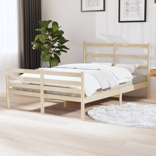 Bedframe Massief Grenenhout 120X190 Cm 4Ft Small Double