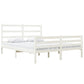 Bedframe Massief Grenenhout Wit 120X190 Cm 4Ft Small Double