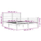 Bedframe Massief Grenenhout 135X190 Cm 4Ft6 Double