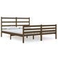 Bedframe Massief Grenenhout Honingbruin 135X190 Cm 4Ft6 Double