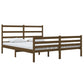 Bedframe Massief Grenenhout Honingbruin 135X190 Cm 4Ft6 Double