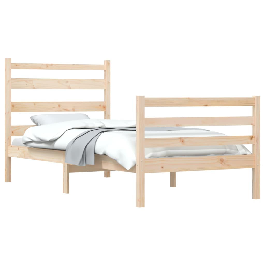 Bedframe Massief Grenenhout 90X200 Cm