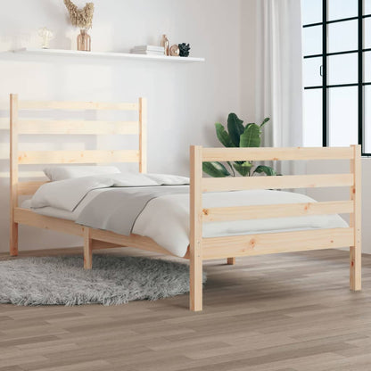 Bedframe Massief Grenenhout 90X200 Cm