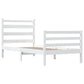 Bedframe Massief Grenenhout Wit 100X200 Cm